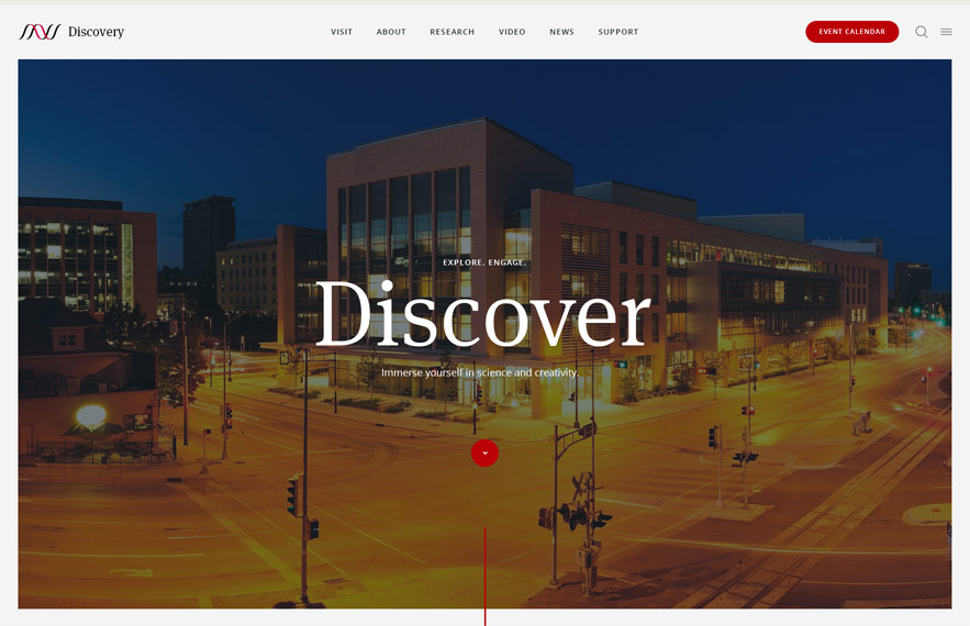 Discovery Building Homepage